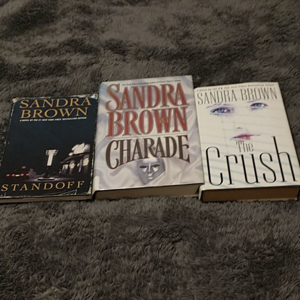 3 Sandra Brown Books!!!